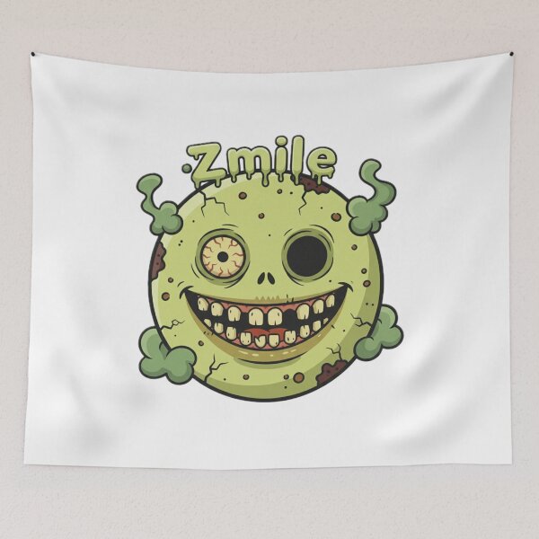 Item preview, Cute Zombie Smiley Face designed and sold by ATOMI-K.