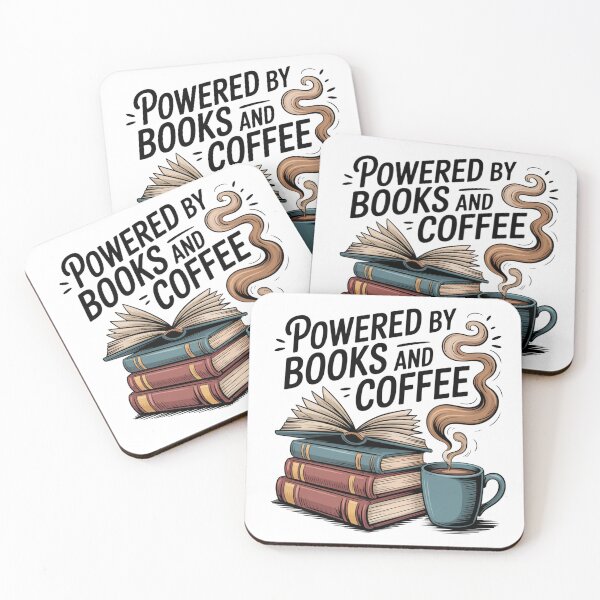 Item preview, Powered by Books | Sticker designed and sold by NicolasGlowArt.