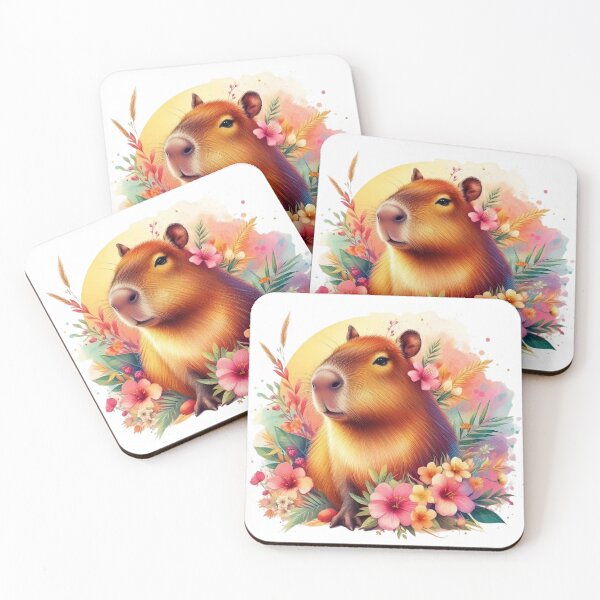 Item preview, Natural Charm: Tropical Capybara in Vibrant Splendor designed and sold by Marcoshop10.