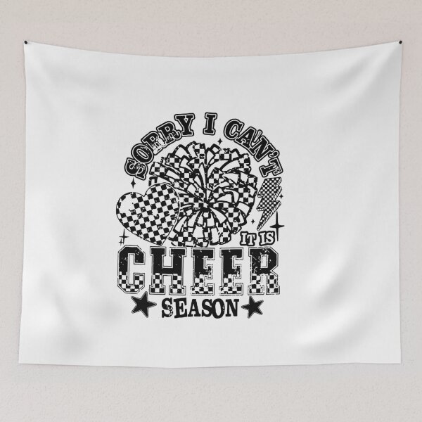 Item preview, Cheer Season Excuse – Funny Cheerleading Retro Varsity Design designed and sold by kiralynstration.