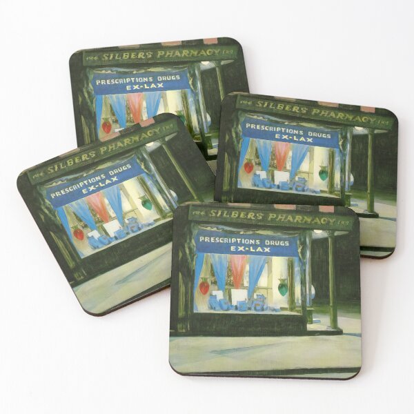 Item preview, Drug Store By Edward Hopper designed and sold by Qinmert.