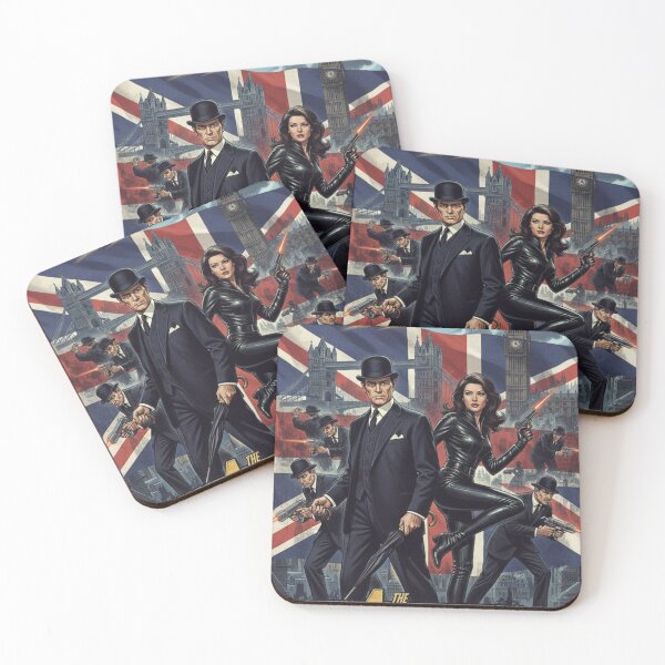 Item preview, Swinging Sixties Espionage – Reimagined The Avengers Poster designed and sold by Art's Diner.