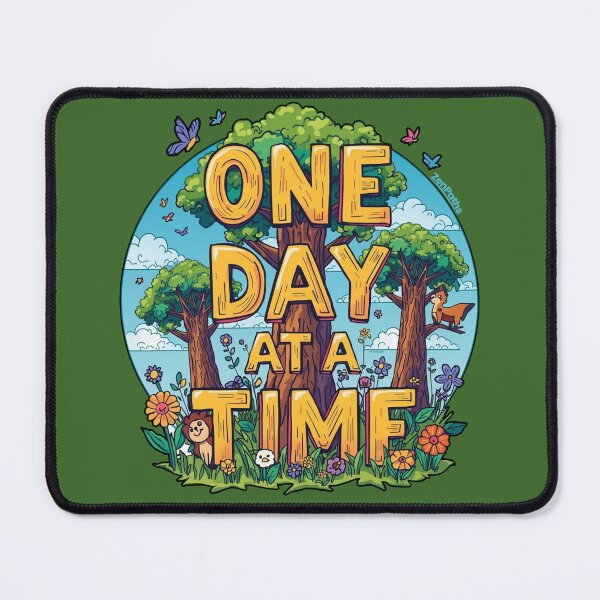 Item preview, One Day At A Time - Illustrated Design designed and sold by ZenPaths.