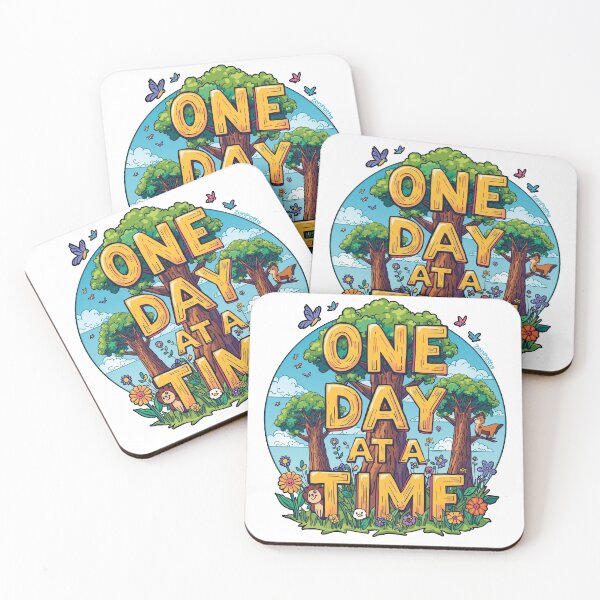 Item preview, One Day At A Time - Illustrated Design designed and sold by ZenPaths.
