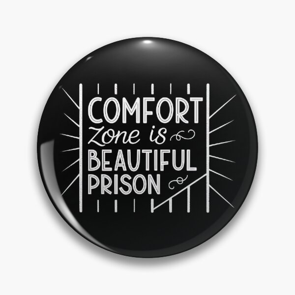 Item preview, Comfort Zone Is a Beautiful Prison | Inspirational Minimalist Quote designed and sold by VividOrganica.