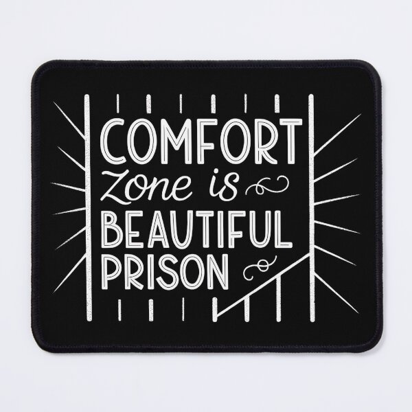 Item preview, Comfort Zone Is a Beautiful Prison | Inspirational Minimalist Quote designed and sold by VividOrganica.