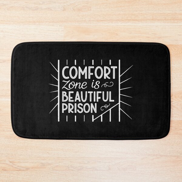 Item preview, Comfort Zone Is a Beautiful Prison | Inspirational Minimalist Quote designed and sold by VividOrganica.