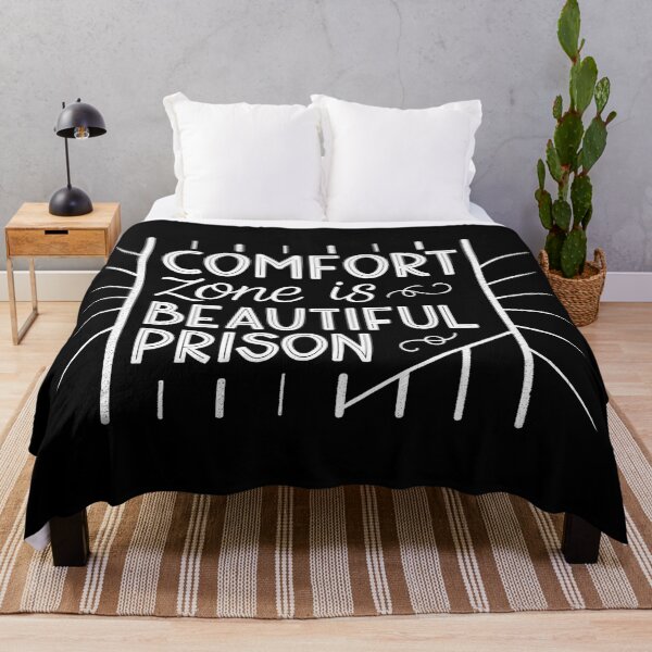 Item preview, Comfort Zone Is a Beautiful Prison | Inspirational Minimalist Quote designed and sold by VividOrganica.