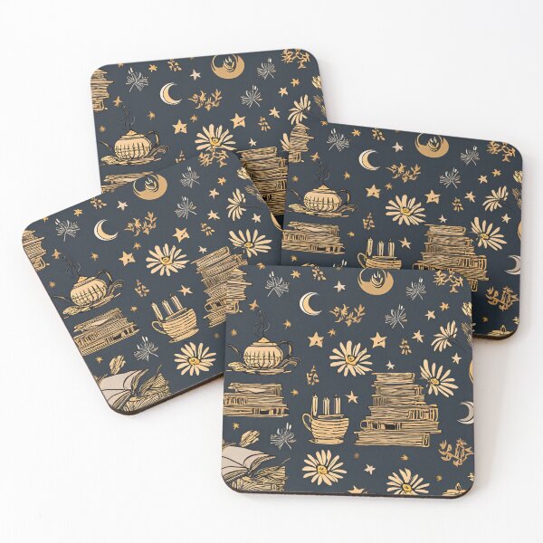 Item preview, Witchy Book and Moon Pattern designed and sold by SassyArtistry.