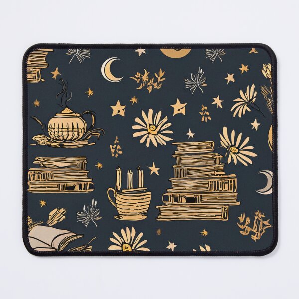 Item preview, Witchy Book and Moon Pattern designed and sold by SassyArtistry.