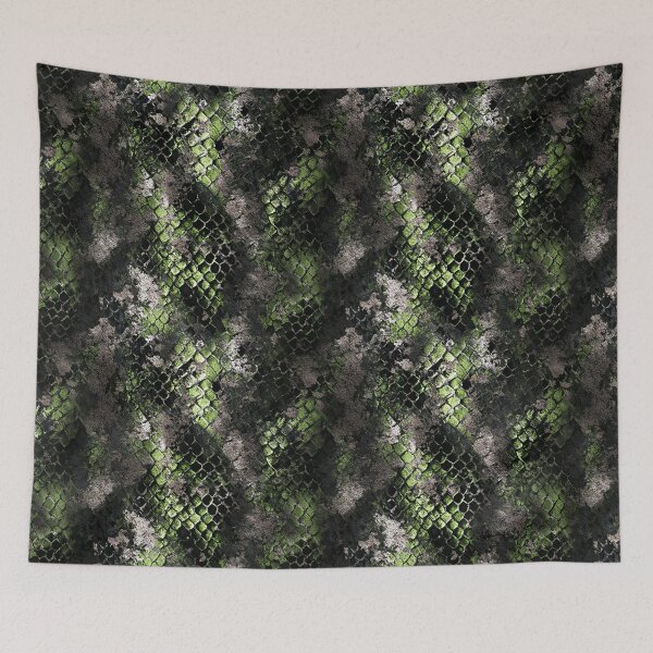 Item preview, Edgy Graceful Snake Pattern For Wild Print Fan designed and sold by RoyalStarsPatts.