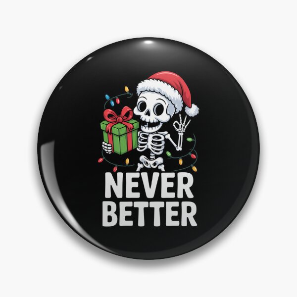 Item preview, Christmas Skeleton Funny Xmas Positive designed and sold by DoorwayThreads.