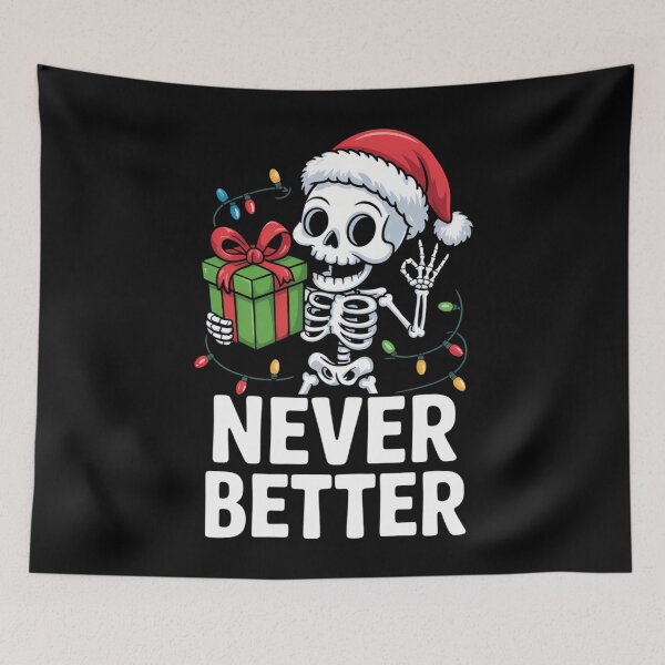 Item preview, Christmas Skeleton Funny Xmas Positive designed and sold by DoorwayThreads.