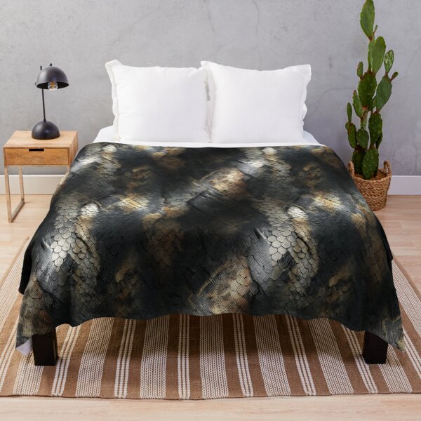 Item preview, Trendy Exotic Snake Skin For Wild Print Fan designed and sold by RoyalStarsPatts.
