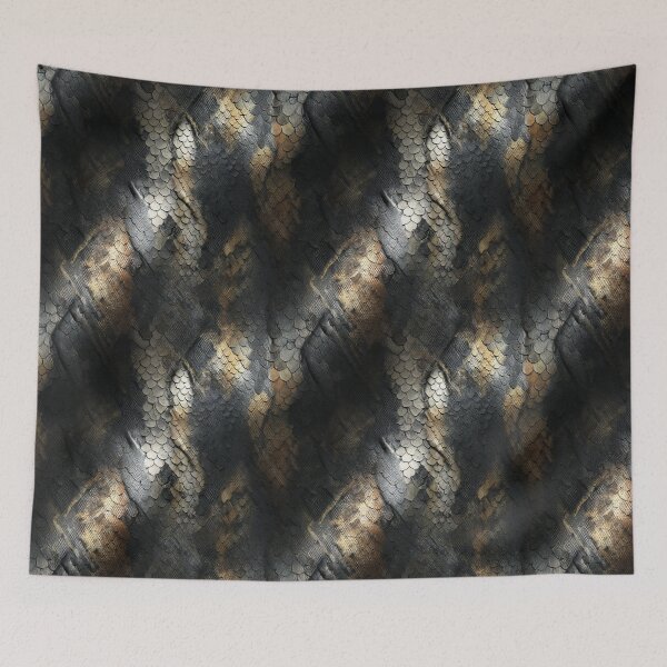 Item preview, Trendy Exotic Snake Skin For Wild Print Fan designed and sold by RoyalStarsPatts.