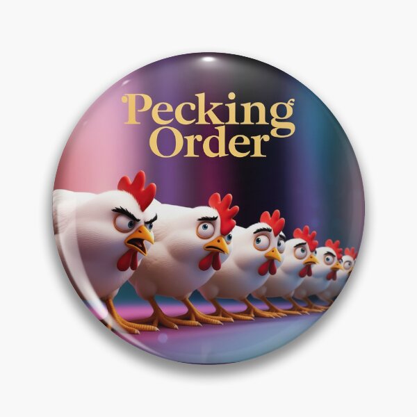 Item preview, Bird Memes - Pecking Order designed and sold by nature. electrified..