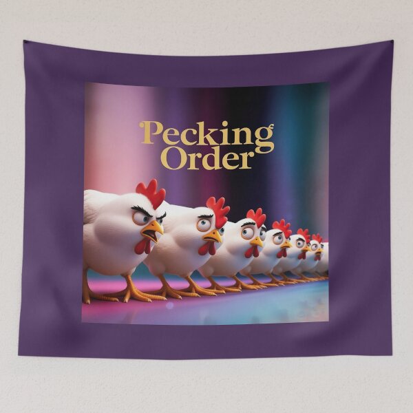Item preview, Bird Memes - Pecking Order designed and sold by nature. electrified..