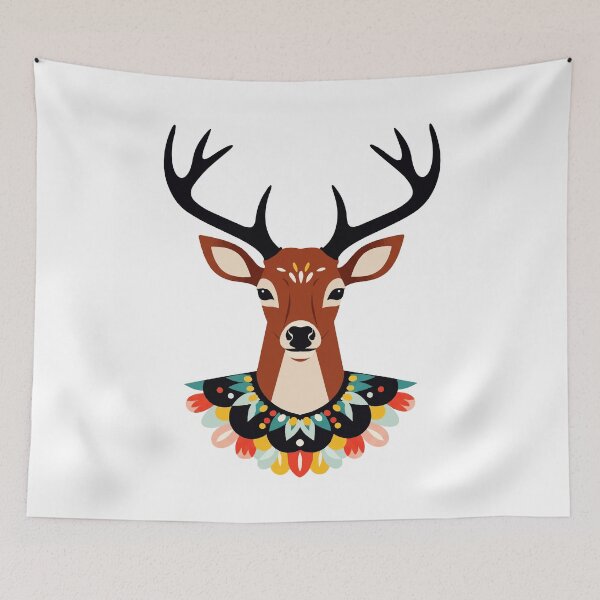 Item preview, Deer head designed and sold by Design4uStudio.