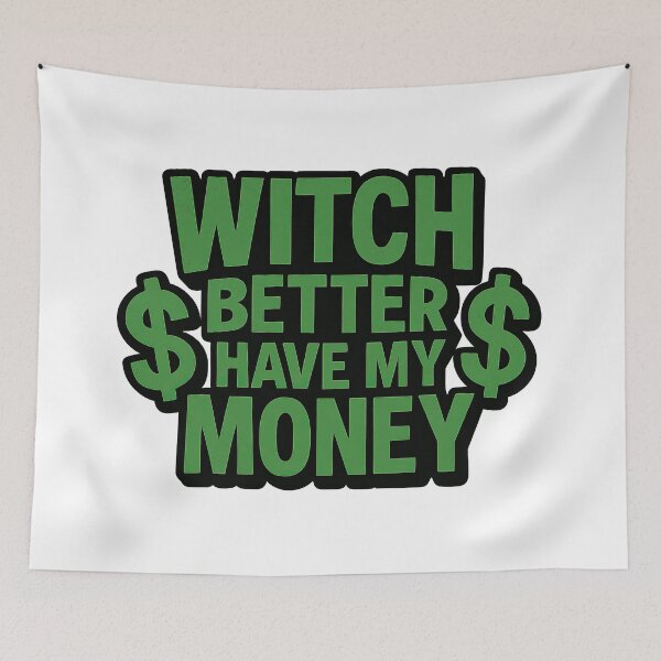 Item preview, Witchy Wealth and Attitude designed and sold by Trendy Sticker & Merch Collection - Express Yourself.