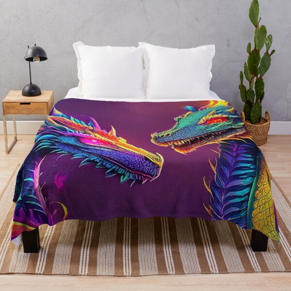 Item preview, Neon Twin Dragons designed and sold by SassyArtistry.