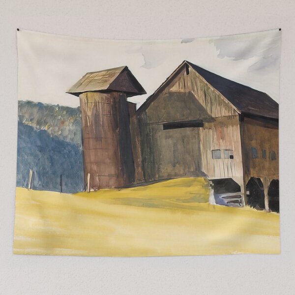Item preview, Barn And Silo Vermont By Edward Hopper designed and sold by Qinmert.