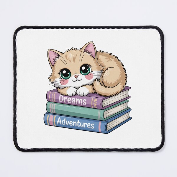 Item preview, Dreams Cat and Book | Sticker designed and sold by NicolasGlowArt.