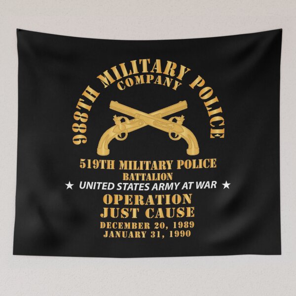 Item preview, Army - 988th Military Police Company 219th Military Police Bn, Operation Just Cause X 300 designed and sold by Military Insignia Products.