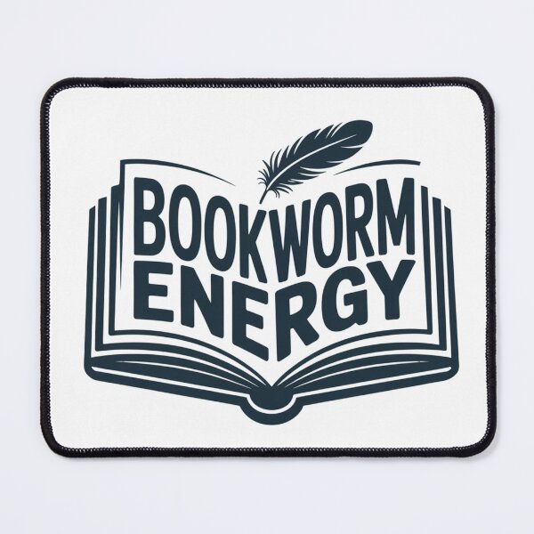 Item preview, Book Worm Energy | T-Shirt designed and sold by NicolasGlowArt.