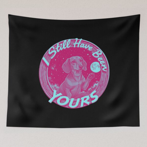 Item preview, Dachshund Under Moonlight With Loving Quote designed and sold by e-camelleone.