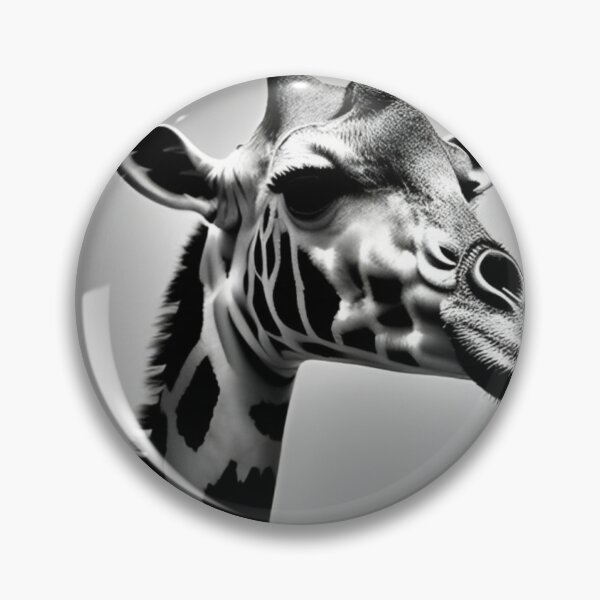 Item preview, Black and white giraffe designed and sold by RAISC.