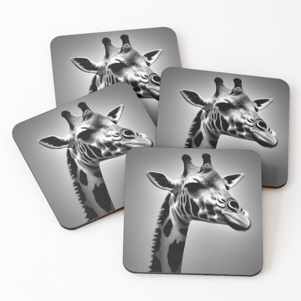 Item preview, Black and white giraffe designed and sold by RAISC.