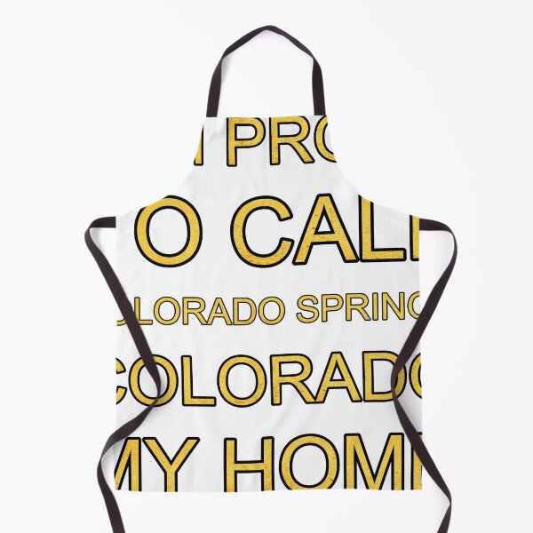 Item preview, I Am Proud To Call Colorado Springs Colorado My Home Gold Texture designed and sold by TheIconSmith.