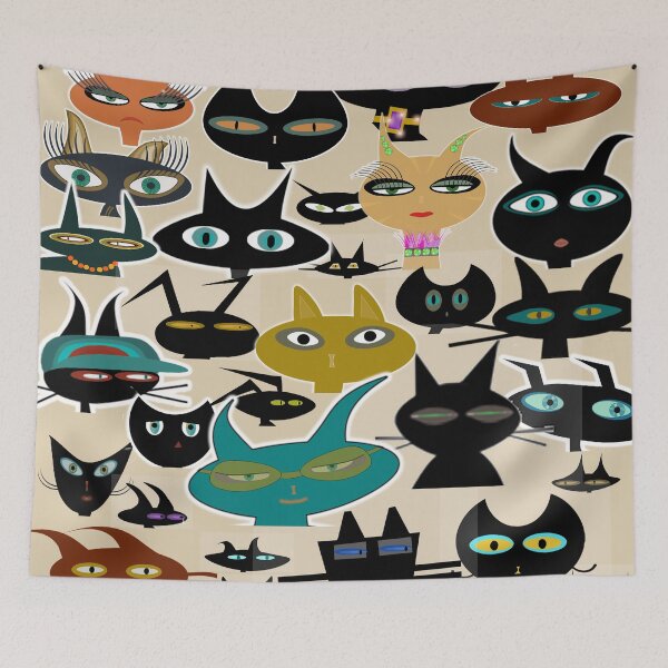 Item preview, So Many Kitty Cats designed and sold by WandaRichards.