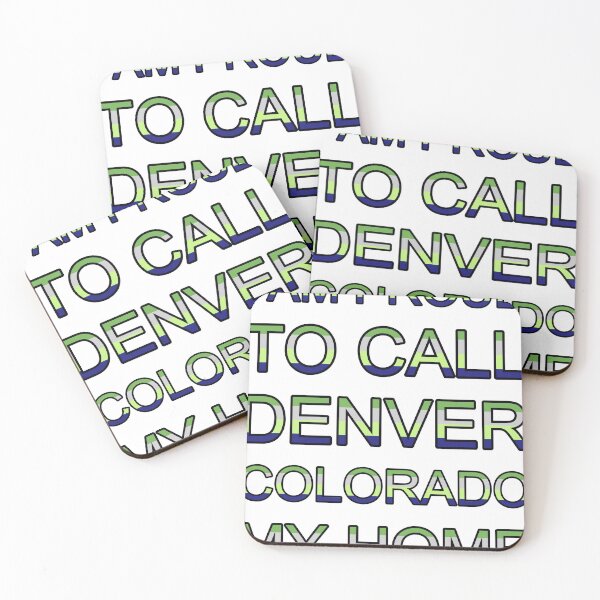 Item preview, I Am Proud To Call Denver Colorado My Home Colorful Text designed and sold by TheIconSmith.