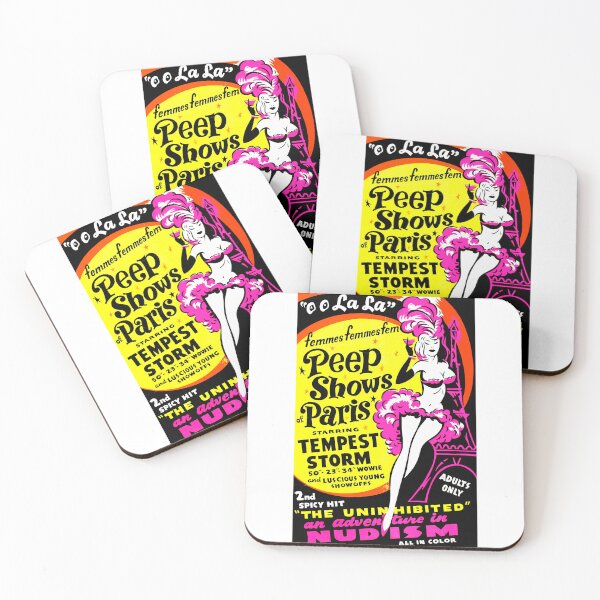 Item preview, Peep Shows Paris starring Tempest storm designed and sold by IGNISmerchstore.