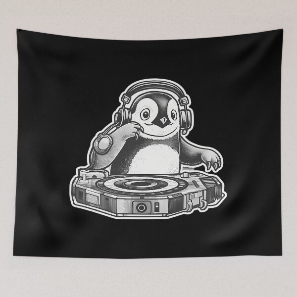 Item preview, Musical Penguin - Playful And Whimsical Artwork designed and sold by CharlesBodd.