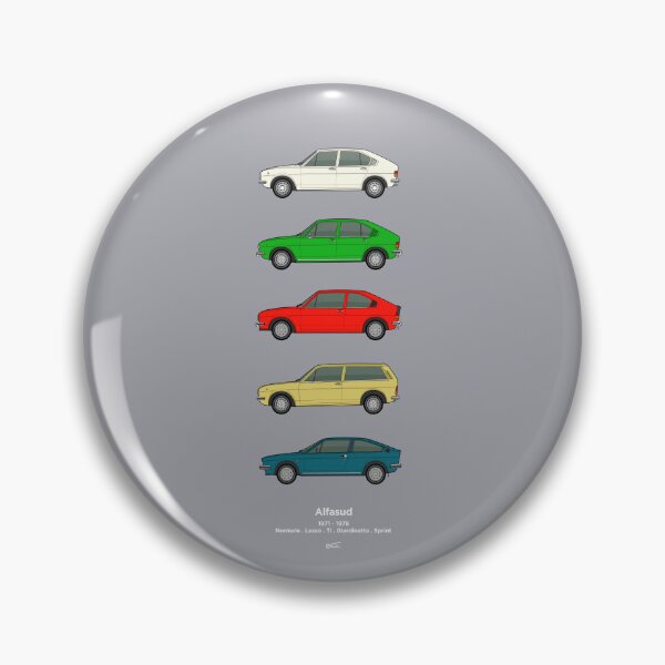 Artikelvorschau, Alfasud 1971-1978 Oldtimersammlung entworfen und verkauft von RJWautographics.