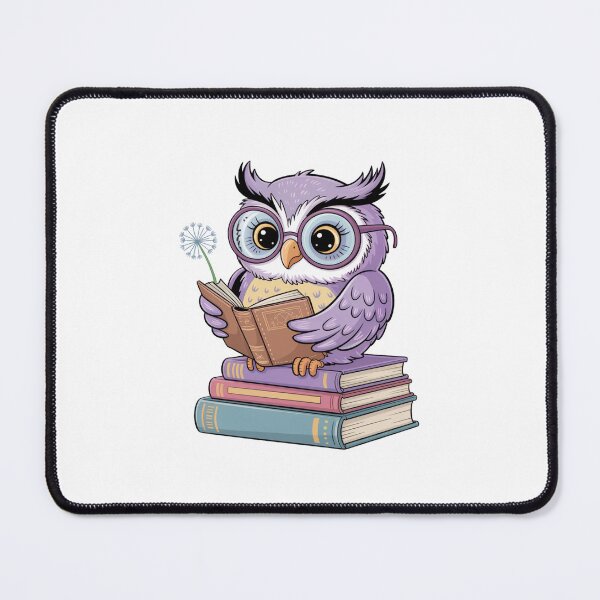 Item preview, Reading Owl | Sticker designed and sold by NicolasGlowArt.