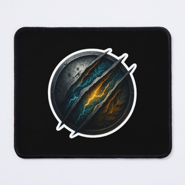 Item preview, Clawmark Shield Emblem designed and sold by pixelpulsenyc.