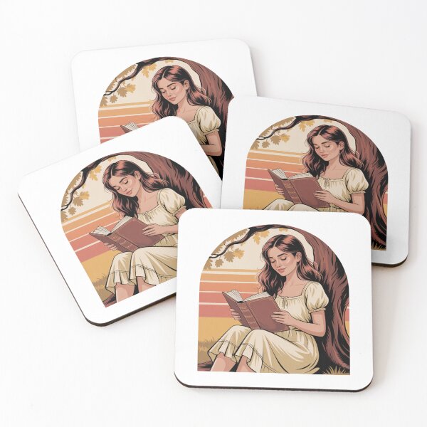 Item preview, Reading Girl | Sticker designed and sold by NicolasGlowArt.