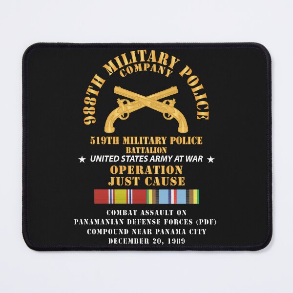 Item preview, Army - 988th Military Police Company, Operation Just Cause, Combat Assault PDF - Panama City w NDSM AFEM X 300 designed and sold by Military Insignia Products.