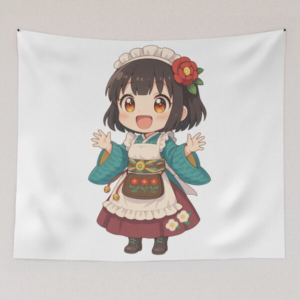 Item preview, Iroha Chibi Character Fan Art Illustration designed and sold by ForbiddenPrints.