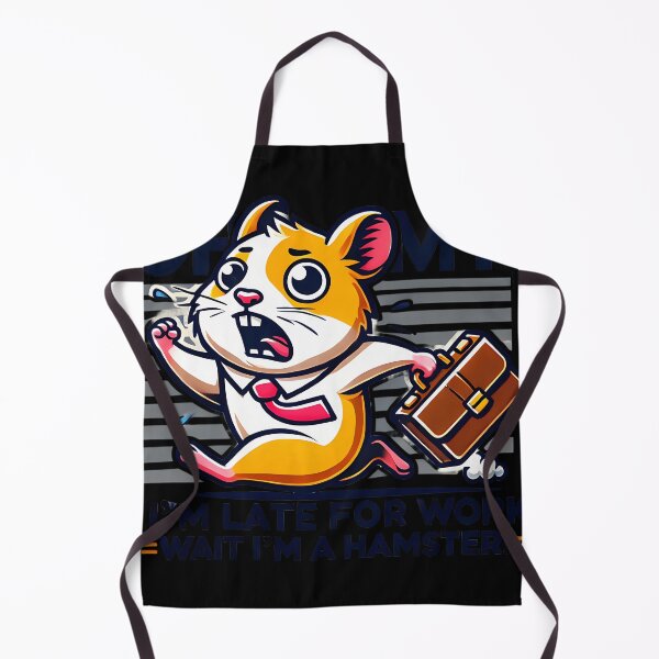 Item preview, Funny Hamster Rushing To Work Cartoon Design designed and sold by AvierStorya.