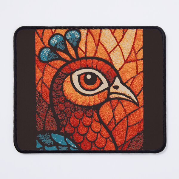 Item preview, Majestic Peacock | Stained Glass Bird Folk Art designed and sold by TuncGK.