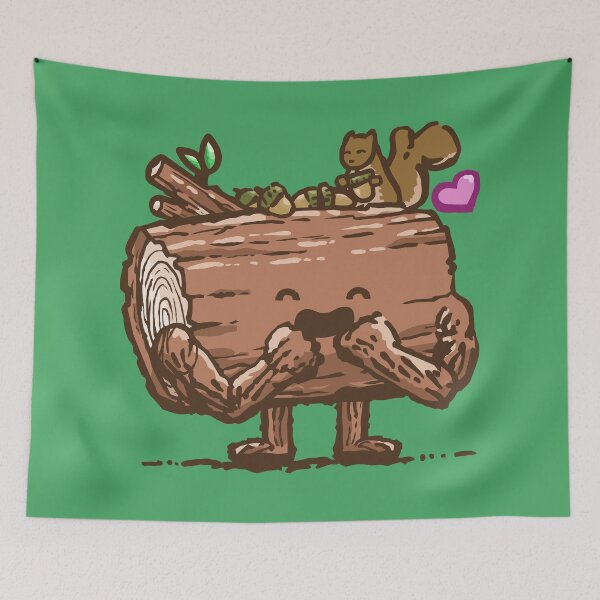 Item preview, Squirrel Friend Log designed and sold by dangerhuskie.