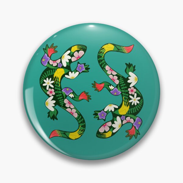 Item preview, Native Floral Tuatara designed and sold by RascalMacKai.