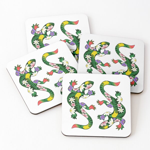 Item preview, Native Floral Tuatara designed and sold by RascalMacKai.