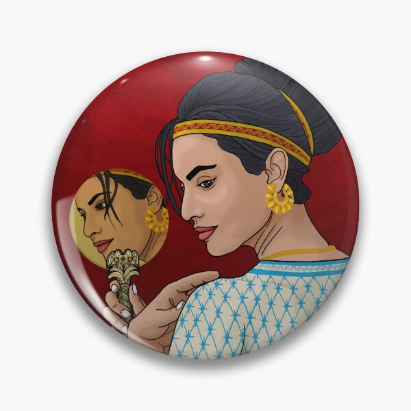 Item preview, Minoan girl designed and sold by Momoth Illustration.