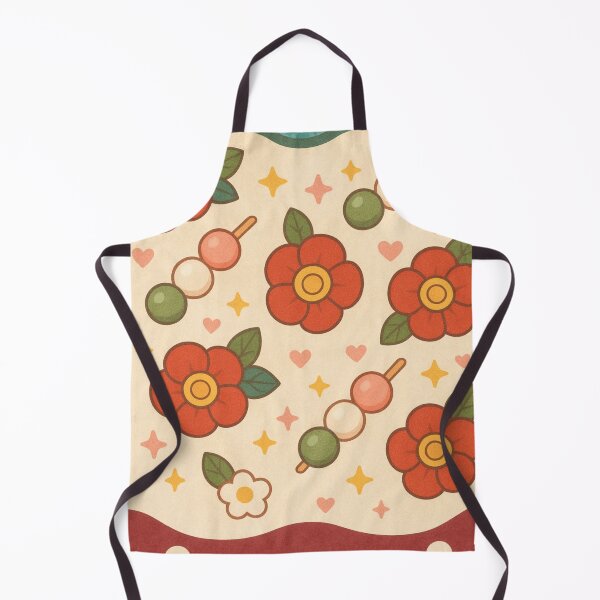 Item preview, Rune Factory Iroha Inspired Kawaii Floral Dango Pattern designed and sold by ForbiddenPrints.