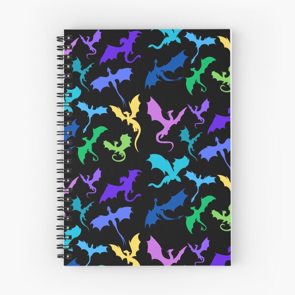 Item preview, A flight of dragons  (Rainbow) designed and sold by Ophelia's Wardrobe.